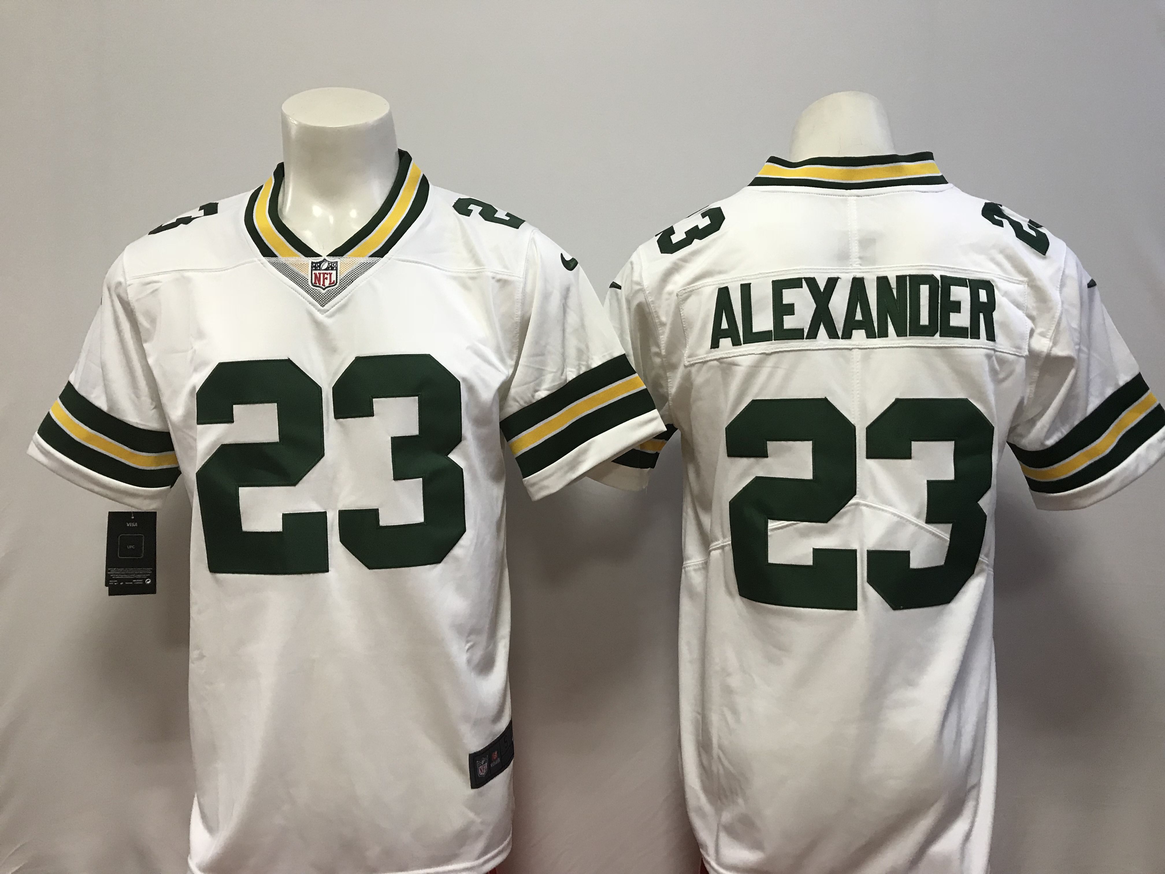 Men Green Bay Packers #23 Alexander White Vapor Untouchable Player Nike Limited NFL Jerseys